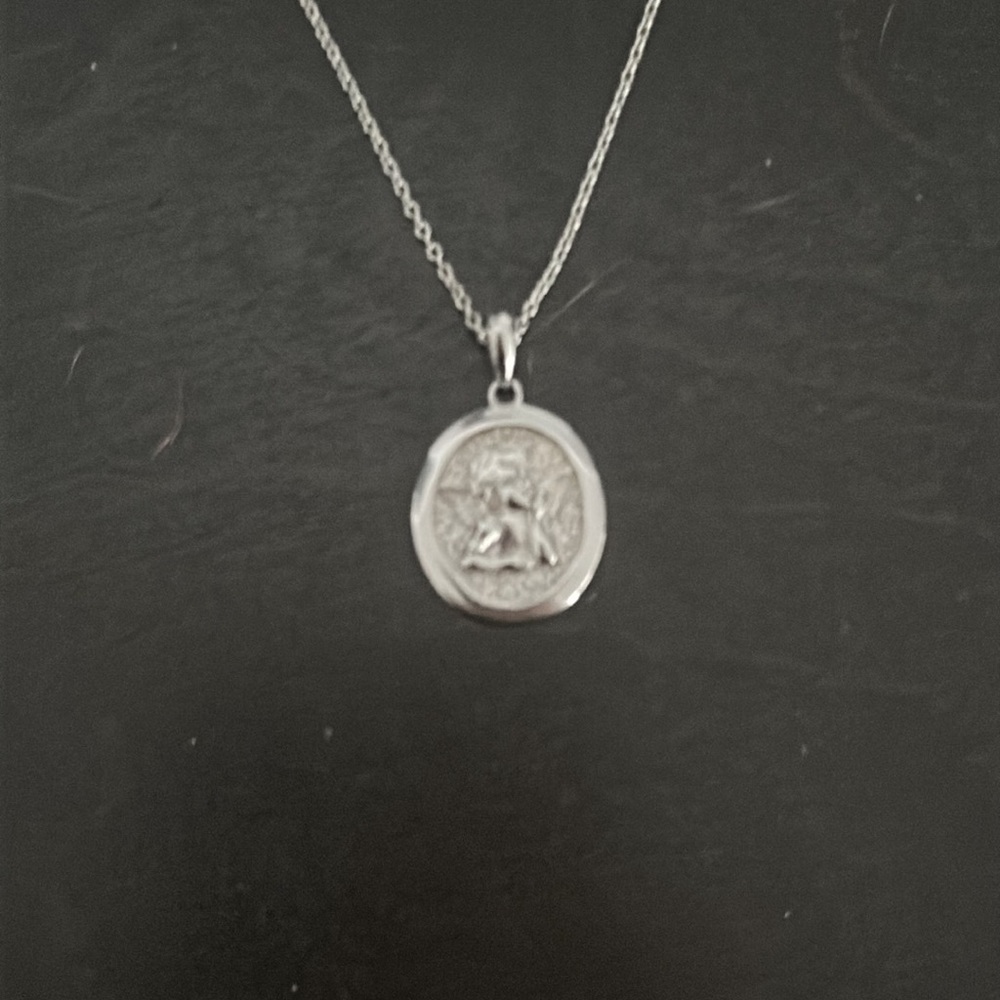 Angel Pendant Sterling Silver .925 Necklace - Brand New With Tags